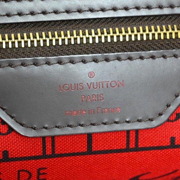 LOUIS VUITTON LV Neverfull PM Shoulder Tote Bag Damier Ebene - Picture 5 of 16